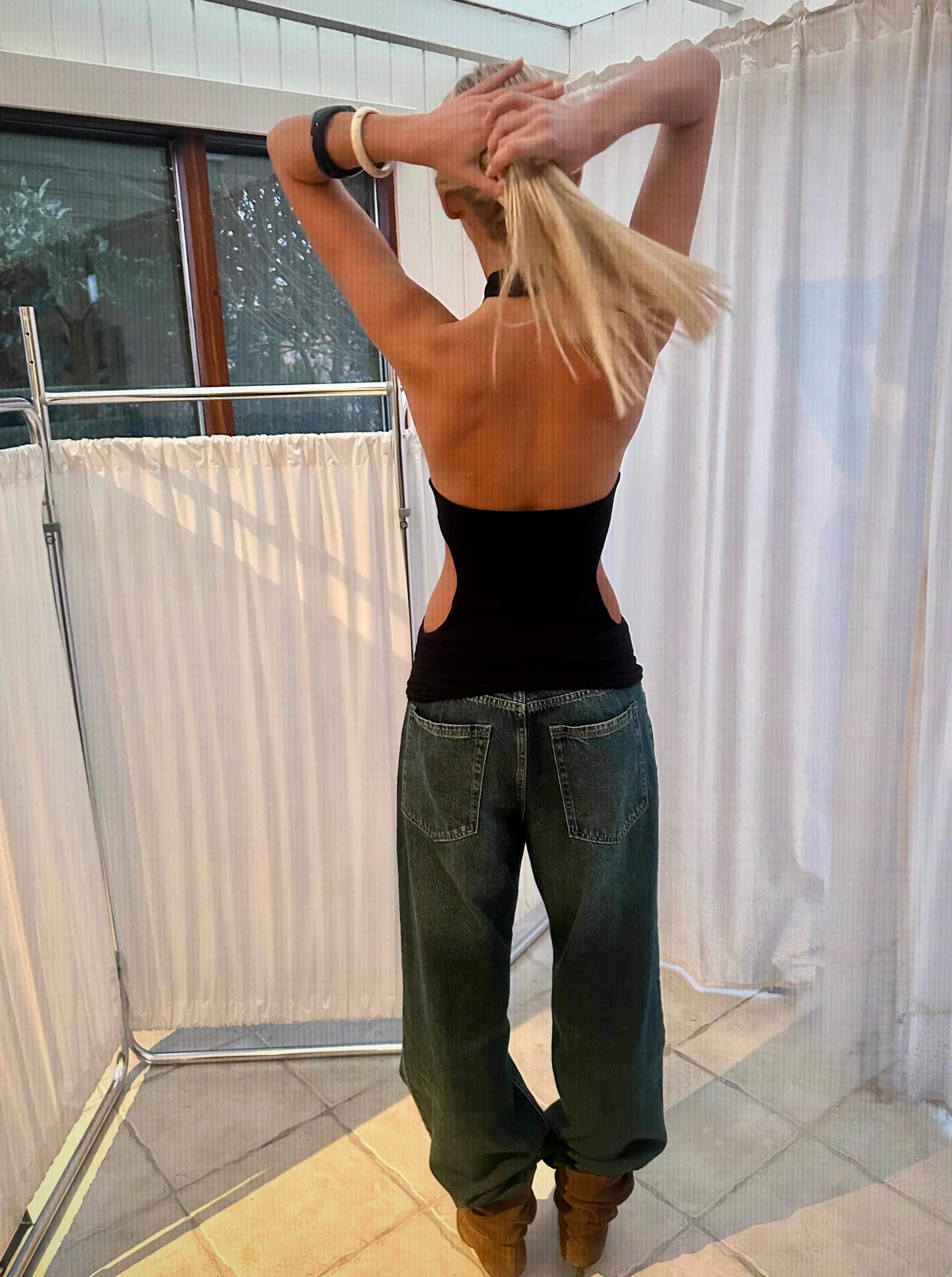 Margrethe top black
