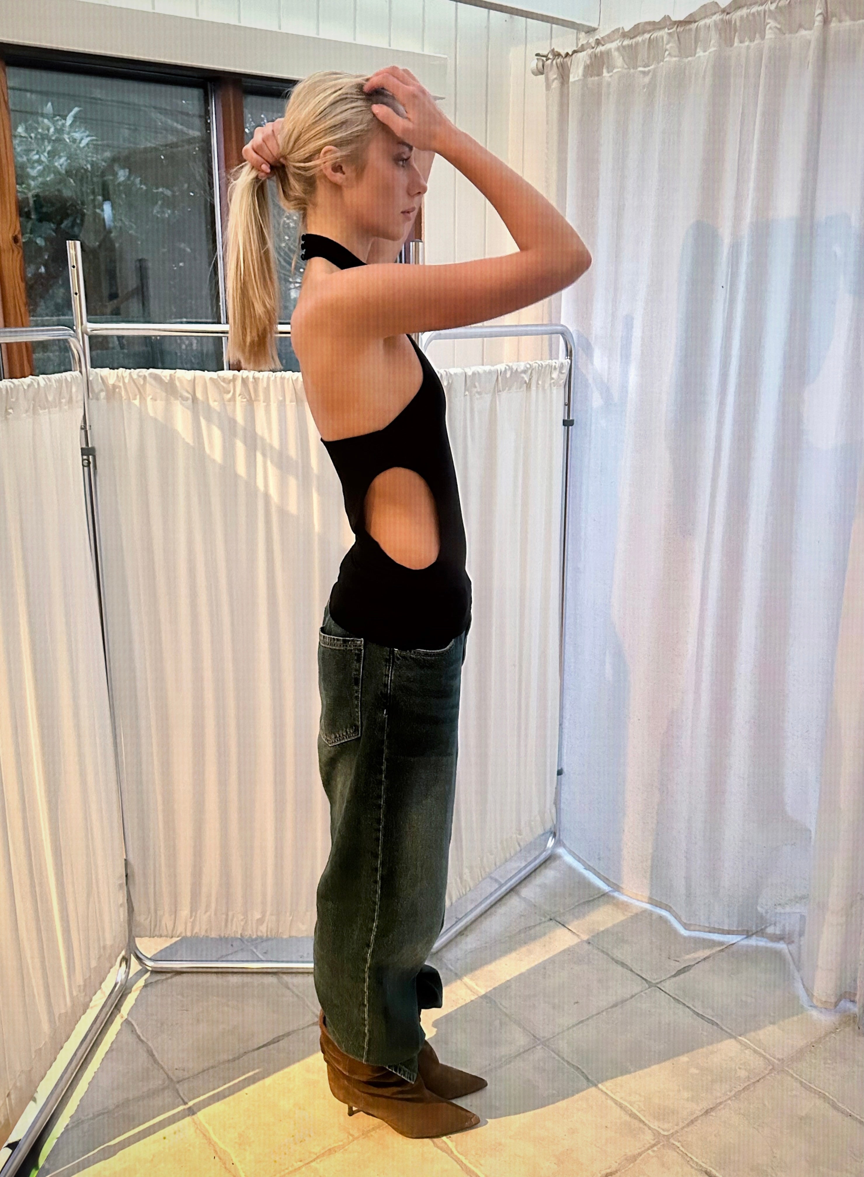 Margrethe top black