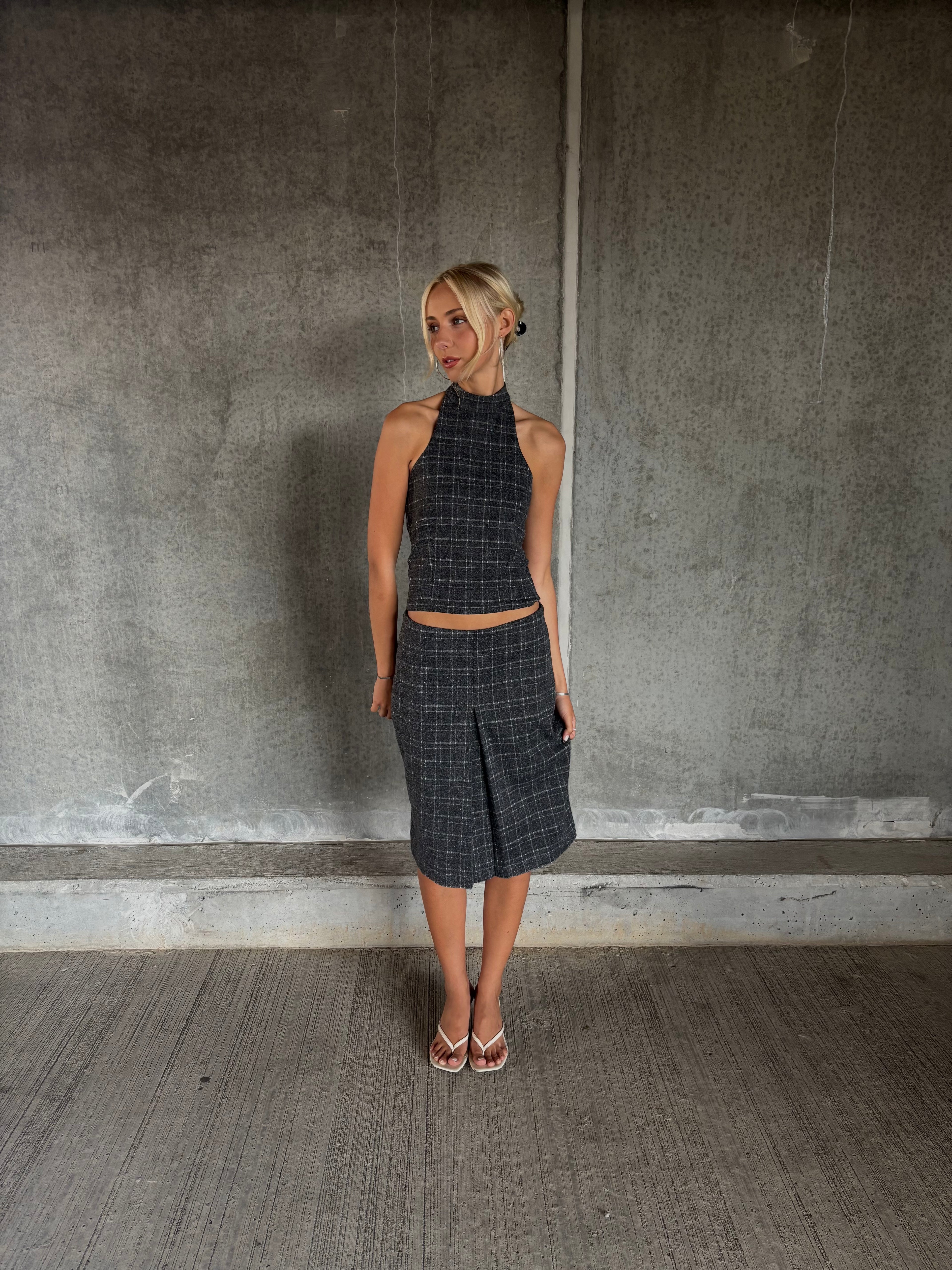 Checkered wool set