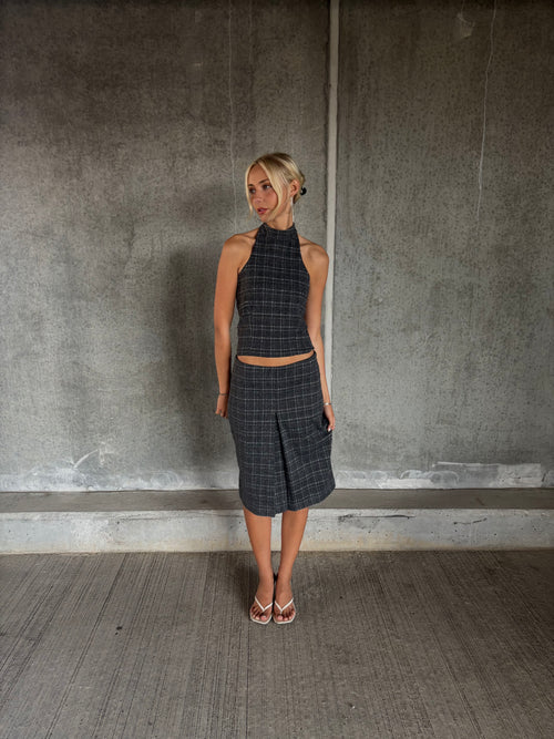 Checkered wool set
